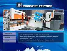 Tablet Screenshot of industriepartner.sk
